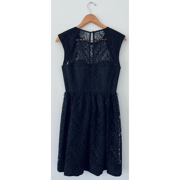 Trina Turk 🌹 Black Lace A-Line Cocktail Dress 🌿 - Picture 16 of 16